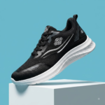 SS05 Men's Breathable Running Casual Low Price Office Leather Sports White Walking Shoes, Low Price Lace-up Sports Shoes, Spring and Summer Non-slip Out Shoes, Suitable for Gyms and Outdoor Activities - Image 3