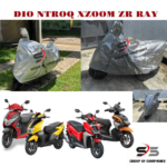 Honda Dio Ntorq Xzoom Wego ZR Ray Polyester Waterproof Outdoor Motorcycle Bike Cover Motorbike